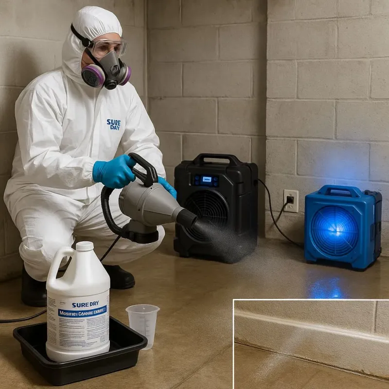 Sanitization and Odor Removal process in Newcastle, CA