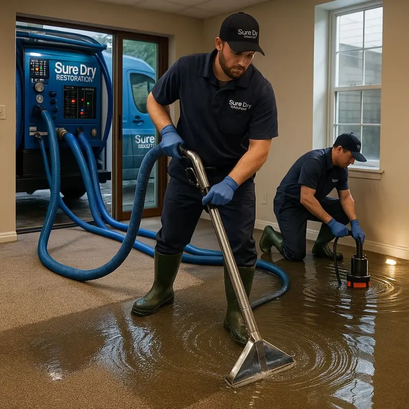 Water Extraction and Removal process in Newcastle, CA